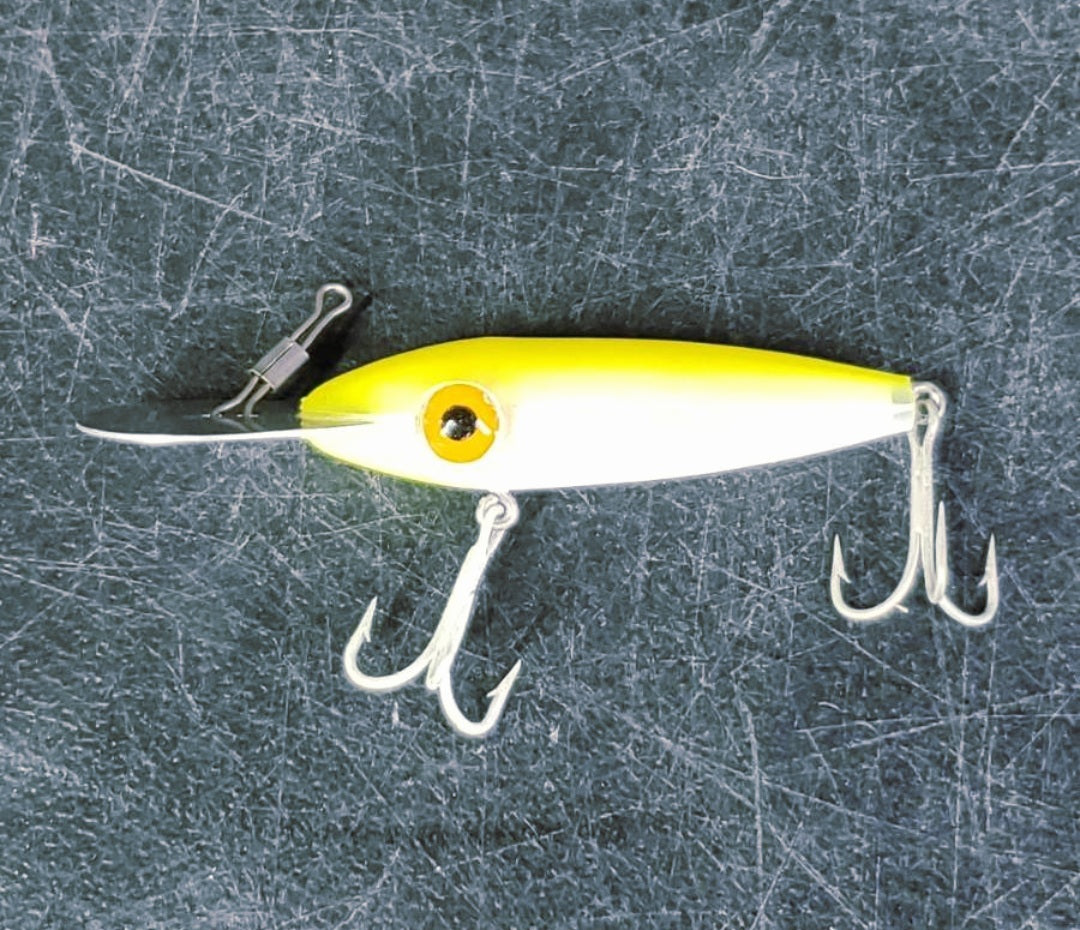NIP *Vintage Golden Eye "Bump 'N Grind" Crankbait (1960s) Fishing Lure #6400