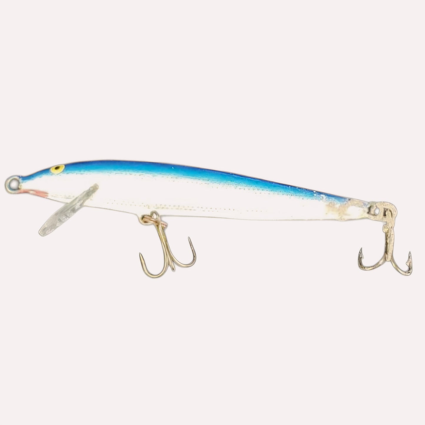 Vintage Rapala Original Floating Minnow Lure B Blue Silver Finland NIB w/ Box