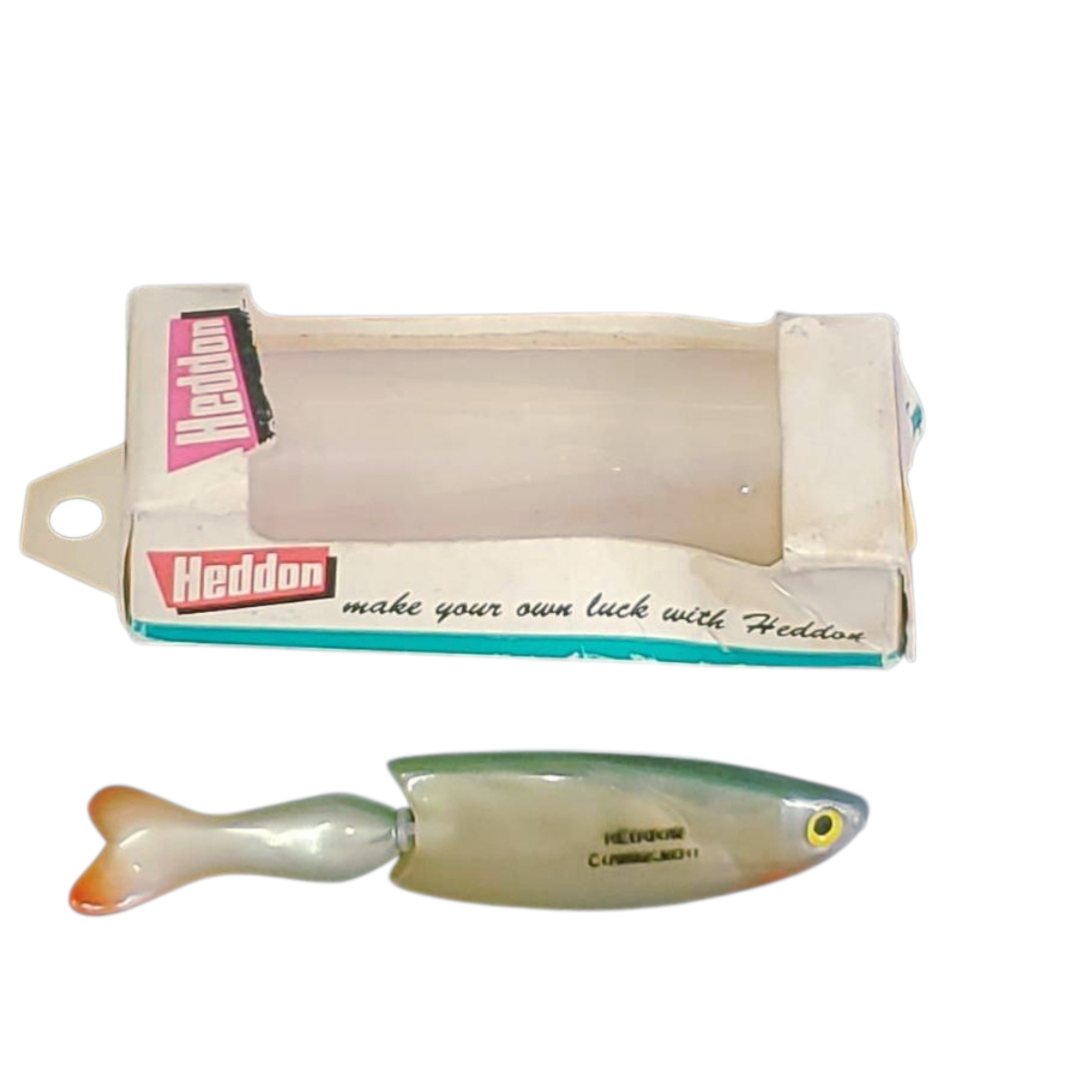 Vintage *Heddon The "Commando" 4.25" Silicon Fishing Lure (1968) + Box