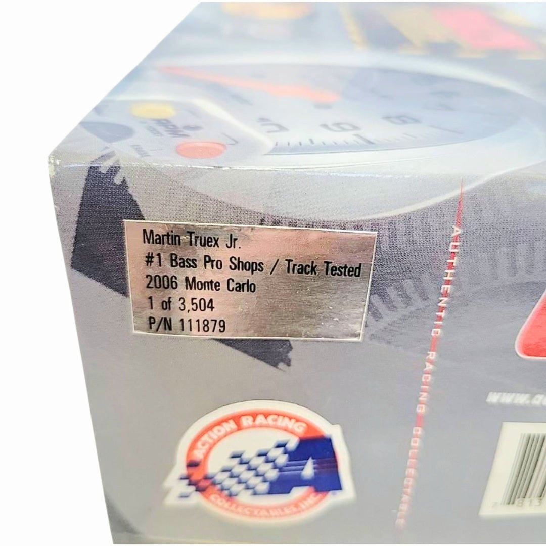 Autographed *Martin Truex Jr #1 Bass Pro Shops "Track Tested" 2006 1/24 Diecast Signed Roof