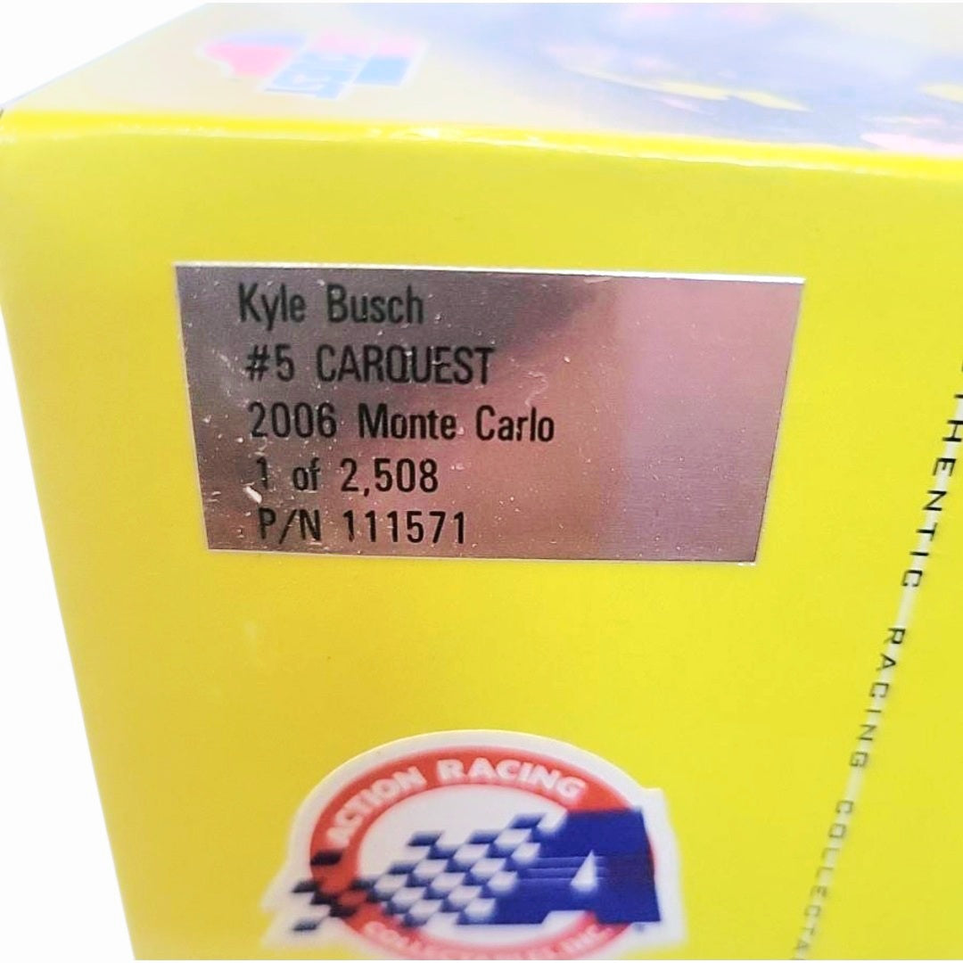 NIB *2005 Kyle BUSCH #5 Carquest 1:24 Action Diecast NASCAR Chevy Monte Carlo