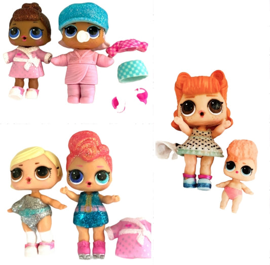 Cute *Six (6) LOL Surprise Dolls w/ Extras