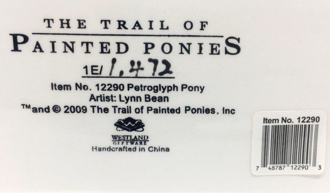 Trail of Painted Ponies "Petroglyph Pony" (2009) Horse #1E/1.472