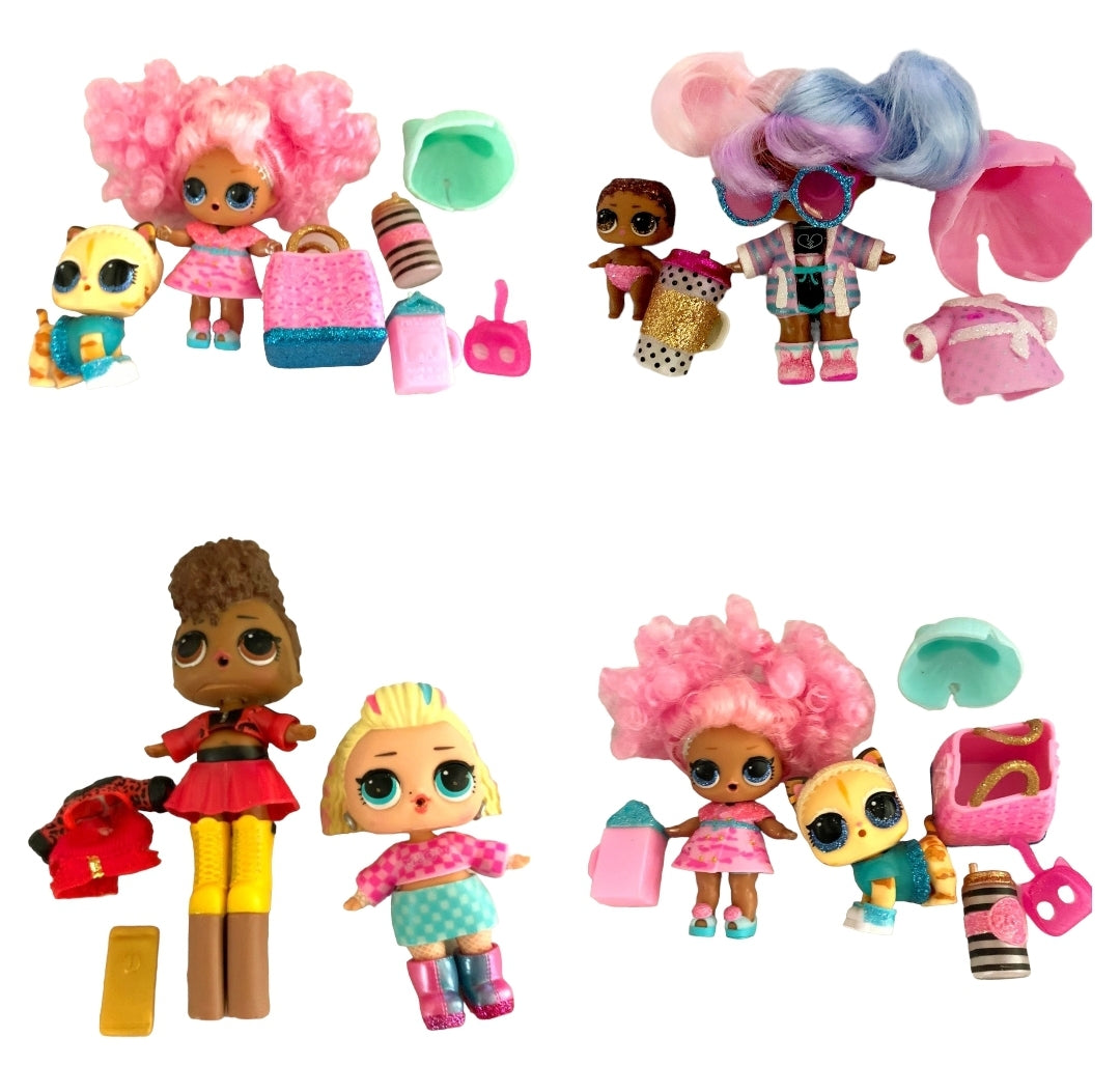Cute *Six (6) LOL Surprise Dolls, Two (2) Pets & Many Extras