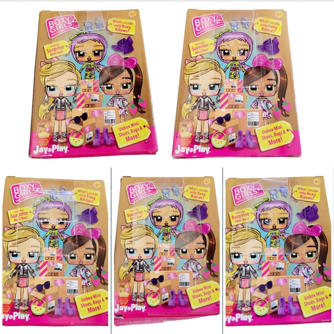 NEW *Five (5) Boxy Girls w/ Surprise Boxes (Tasha, Ellie, Coco, Lina, Bee)