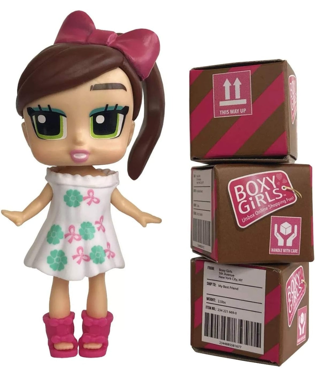 NEW *Five (5) Boxy Girls w/ Surprise Boxes (Tasha, Ellie, Coco, Lina, Bee)