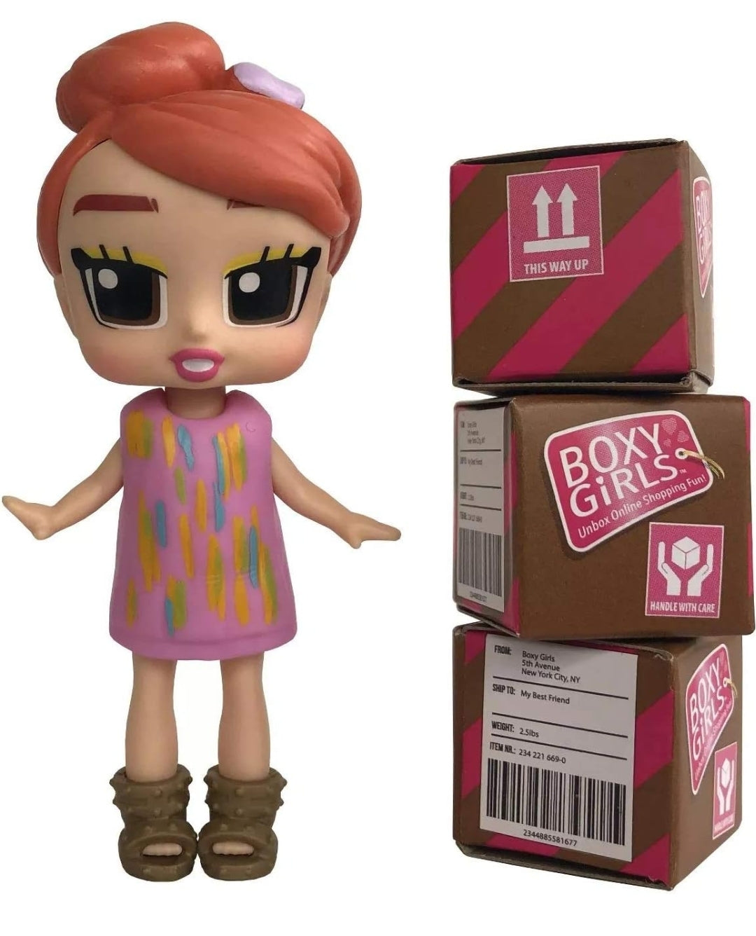 NEW *Five (5) Boxy Girls w/ Surprise Boxes (Tasha, Ellie, Coco, Lina, Bee)