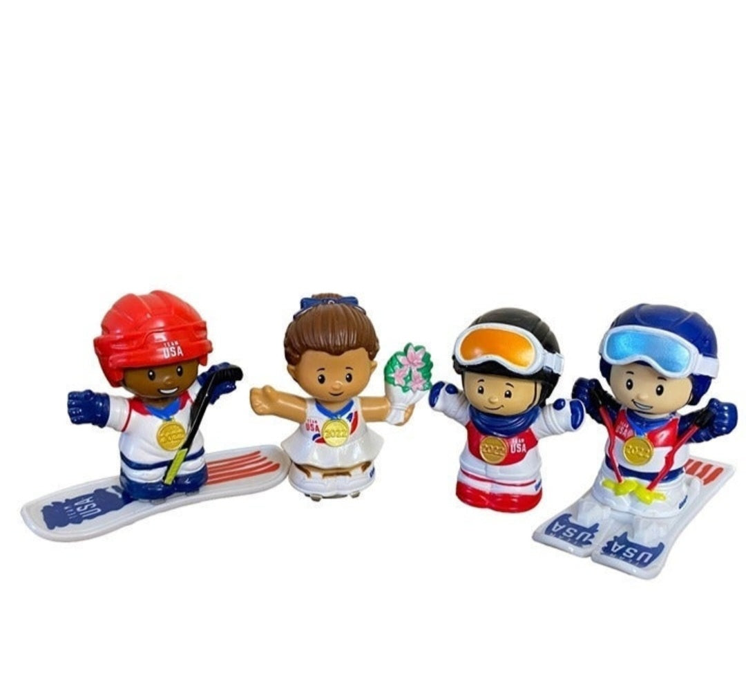 NEW *Fisher-Price Little People Collector TEAM USA 2022 WINTER OLYMPICS