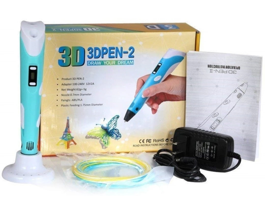 NIB *3D Pen-2 Draw Your Dream Blue Pen