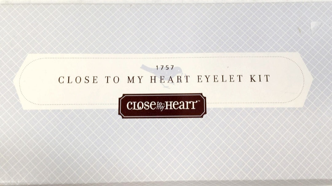 New *Close To My Heart "EYELET KIT" Complete Kit in Box