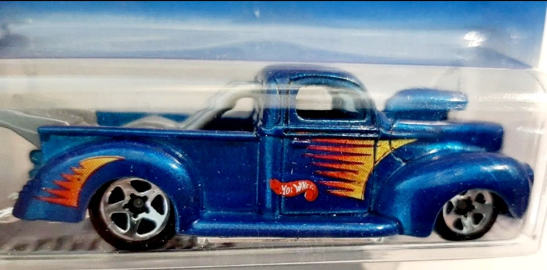 NIB *Hot Wheels Blue "1940 Ford" Truck (1998) First Editions #20 of 40 Cars #654