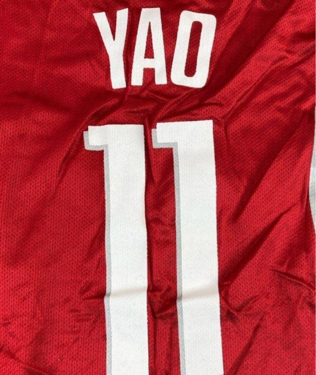 NBA *Adidas Houston Rockets 'Yao Ming' #11 Red Men's Jersey (Size Medium)