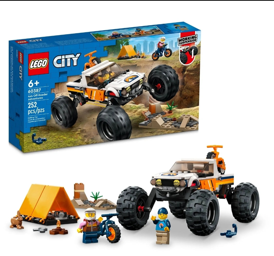 NIB *Lego City 4x4 Off-Roader Adventures (#60387) 252/pcs
