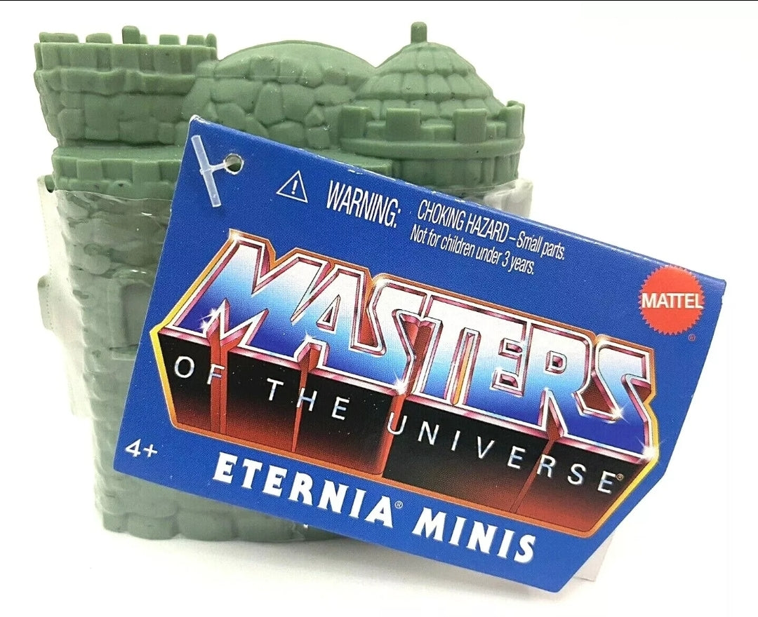 NWT *Four (4) Masters of the Universe MOTU Eternia Minis Castle Grayskulls [Sealed]