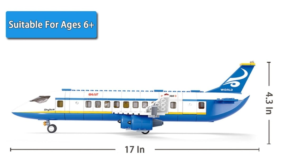 Sluban *Aviation Blocks Plane Bricks Toe-Airbus (M38-B0366) 463 pcs