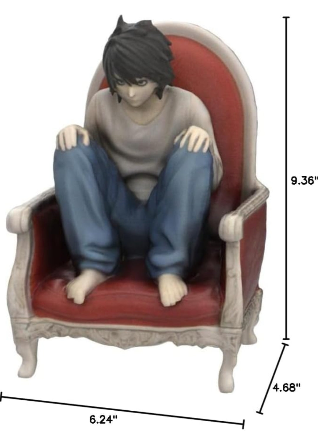 NIB *Abystyle Studio Death Note "L" #06 Anime Collectible PVC (9x6") Figurine