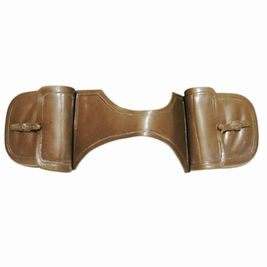Vintage Marx Johnny West Brown Saddle and Saddlebags Accessory 1960s Toy 1:6