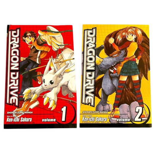 Dragon Drive, Volumes #1/2 by Kenichi Sakura (Japanese Manga) Books