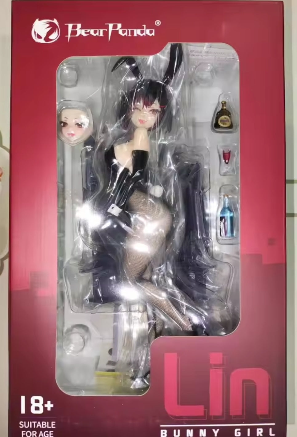 NIB *BearPanda [Bonus] Bunny Girl: Rin Illustration Asanagi 1/6 Anime Art Figure