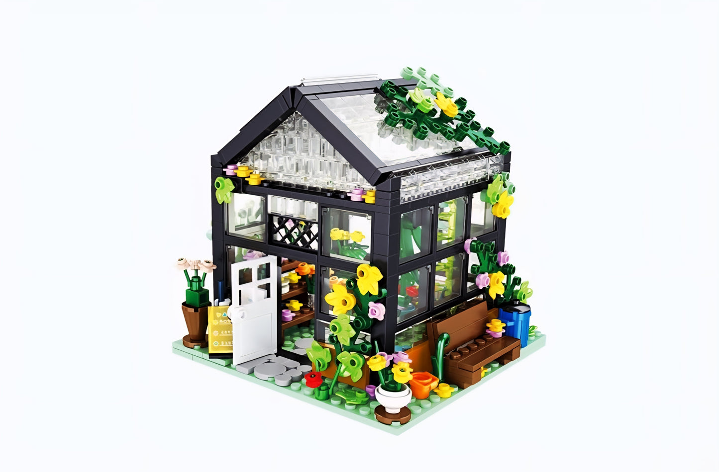 NIB *QLT Flower House Building Set Lego Friends Compatible Lights Up