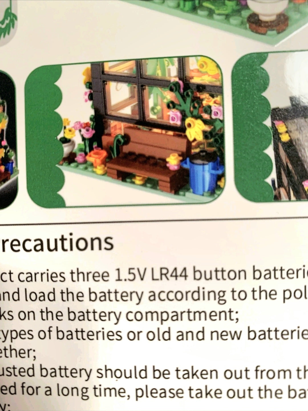 NIB *QLT Flower House Building Set Lego Friends Compatible Lights Up