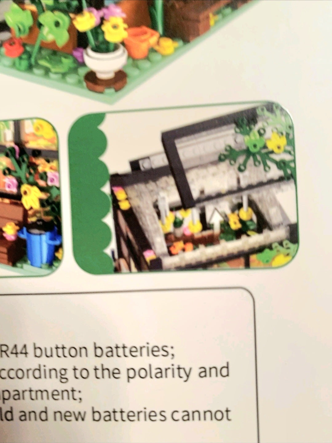 NIB *QLT Flower House Building Set Lego Friends Compatible Lights Up