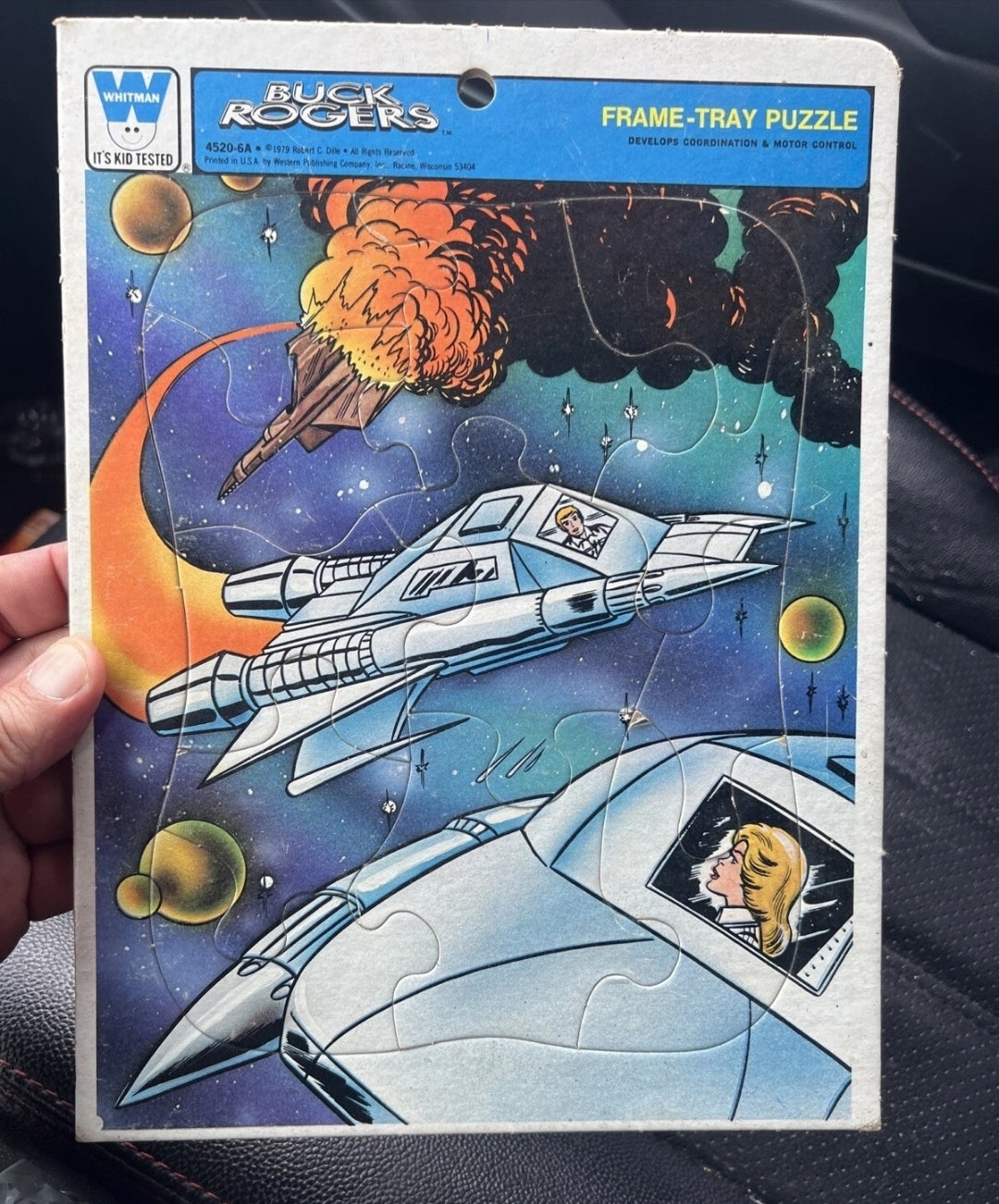 Great *Vintage (1979) TV "Buck Rogers" Whitman Frame Tray Puzzle #4520-6A