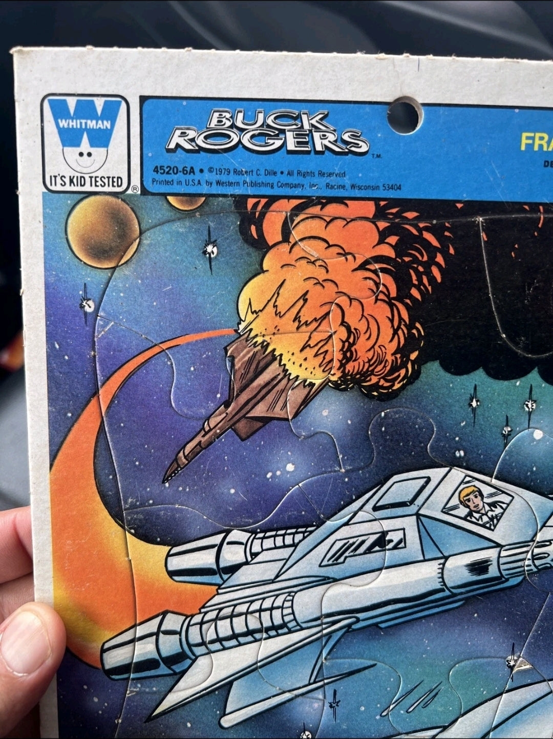 Great *Vintage (1979) TV "Buck Rogers" Whitman Frame Tray Puzzle #4520-6A