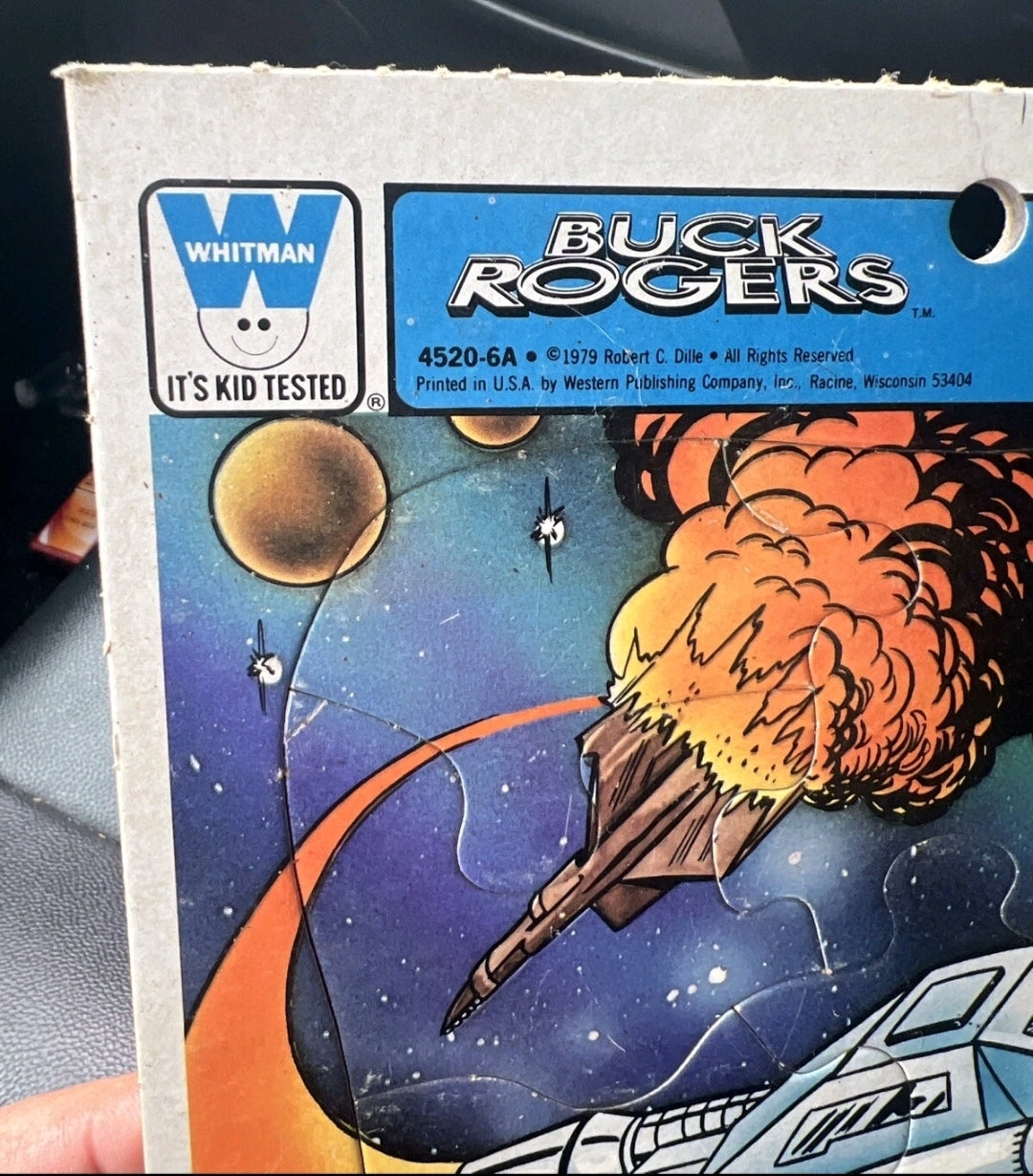 Great *Vintage (1979) TV "Buck Rogers" Whitman Frame Tray Puzzle #4520-6A