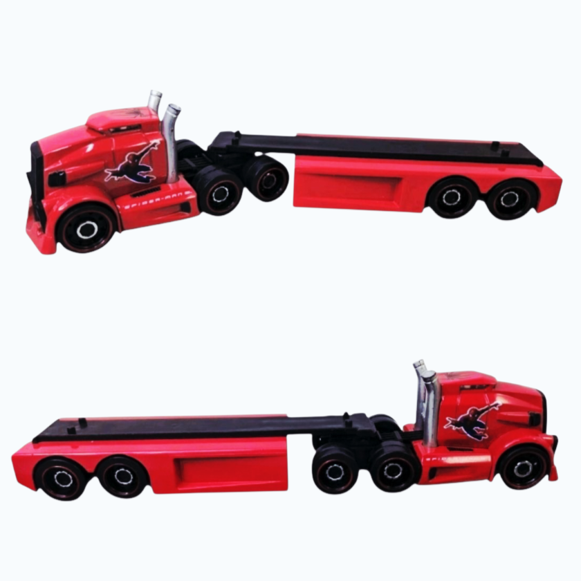 NIB *Spider-Man MOVIE RIG TRUCK Die Cast Action Sequence B +