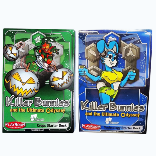 NIB *Killer Bunnies Ultimate Odyssey: Crops & Technology Starter Decks