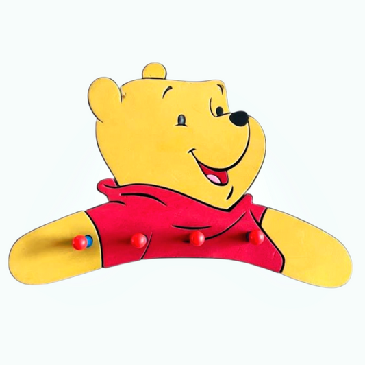 NIB *Disney "Winnie-the-Pooh" Fun Foam Wall 4-Hook Hanger Press Prints #46111