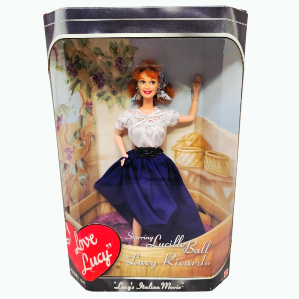 NIB *1999 Mattel Barbie I Love Lucy Doll "Lucy's Italian Movie" #25527