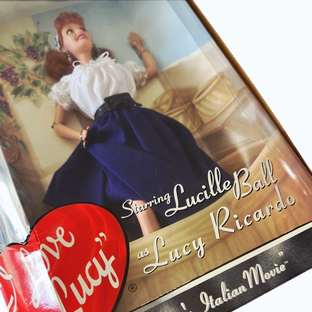 NIB *1999 Mattel Barbie I Love Lucy Doll "Lucy's Italian Movie" #25527