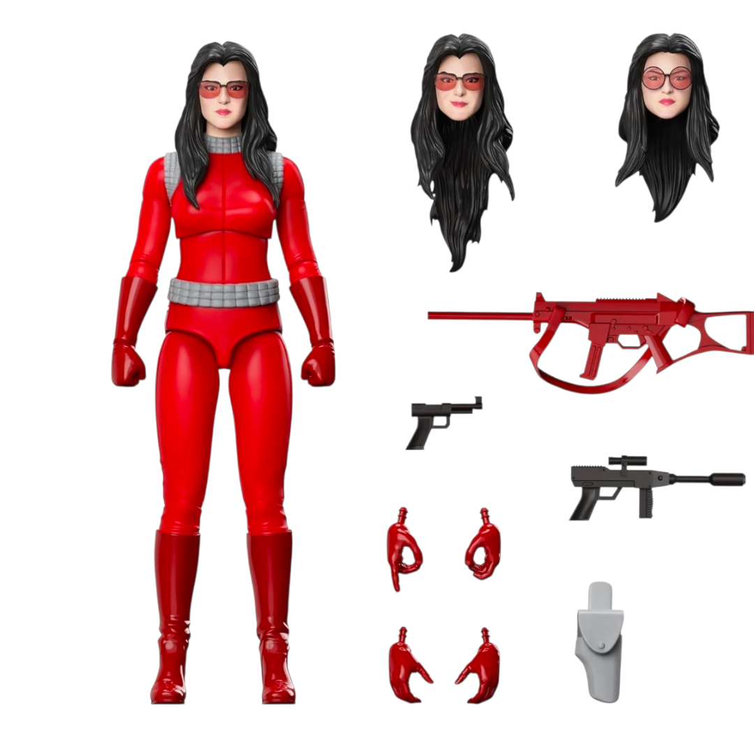 NIB *G.I. Joe Super7 Baroness (Rednok) Cobra Figure SDCC (2023) with Accessories