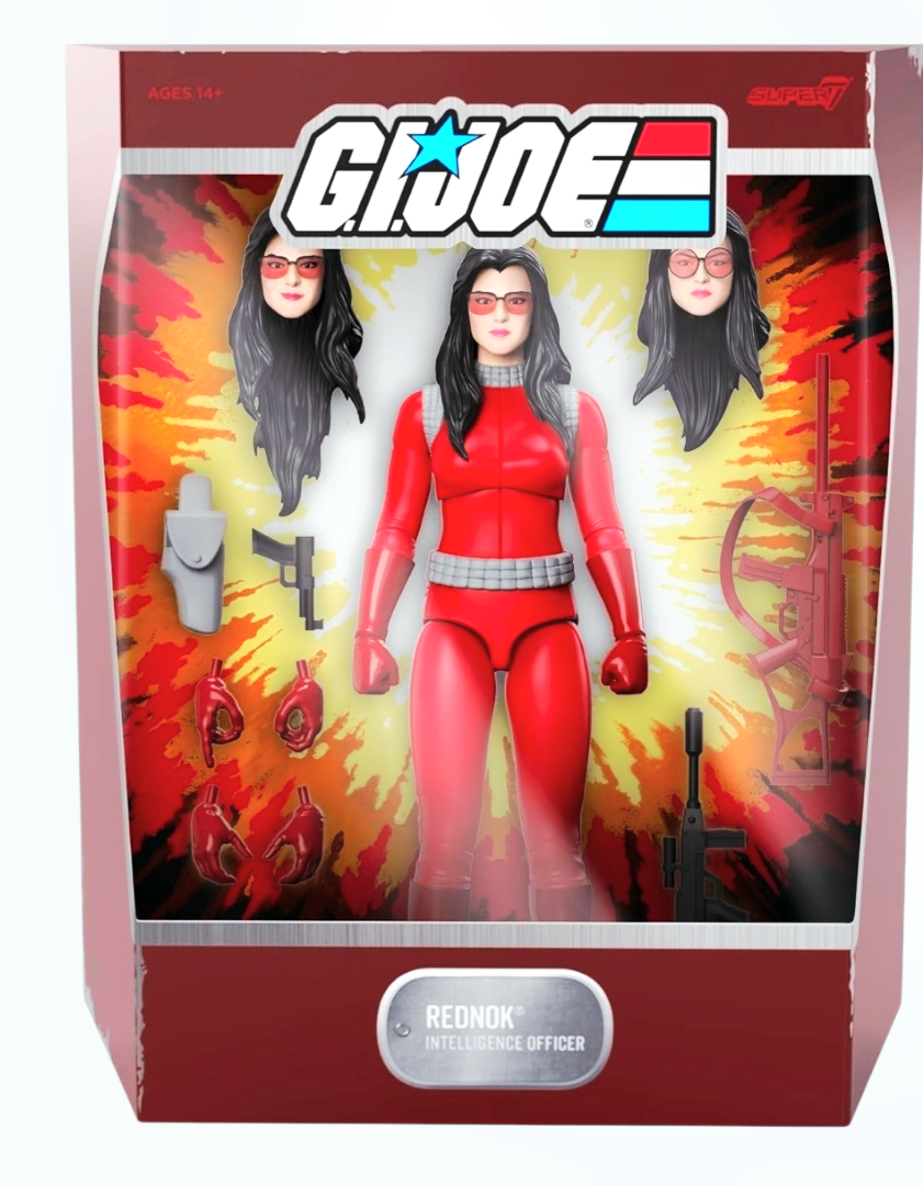 NIB *G.I. Joe Super7 Baroness (Rednok) Cobra Figure SDCC (2023) with Accessories