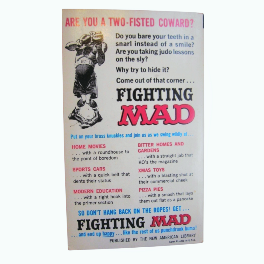 Two (2) *Vintage 1960 Like MAD & 1961 Fighting MAD, Signet Humor Books