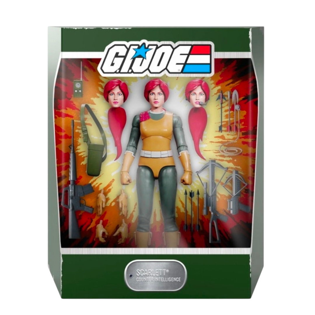 NIB *G.I. Joe Ultimates!!  Scarlett Counter Intelligence Action Figure