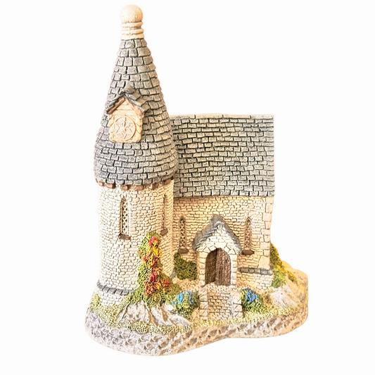 David Winter Cottages "The Chapel" COA w/ Box (1984) Retired - Great Britain