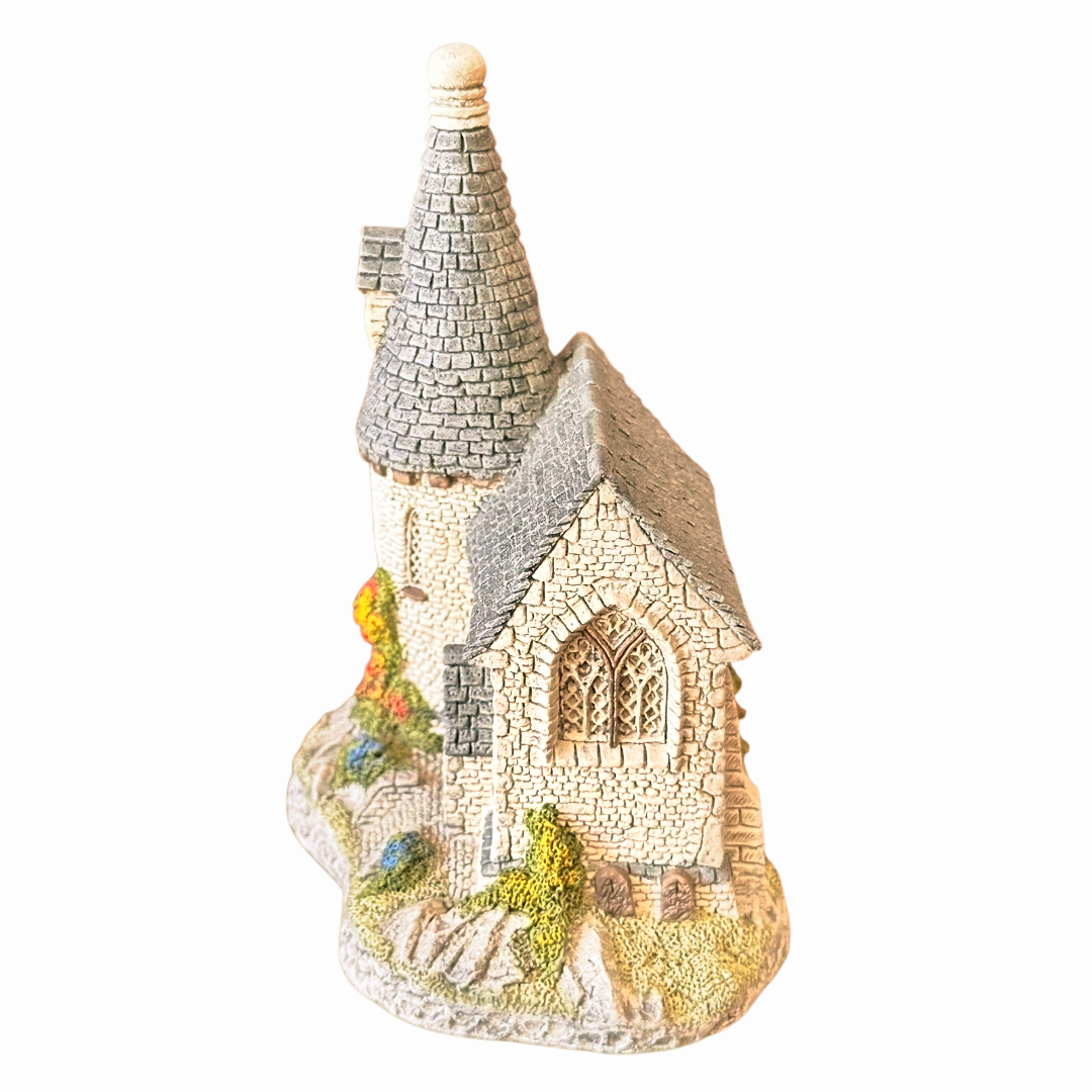 David Winter Cottages "The Chapel" COA w/ Box (1984) Retired - Great Britain