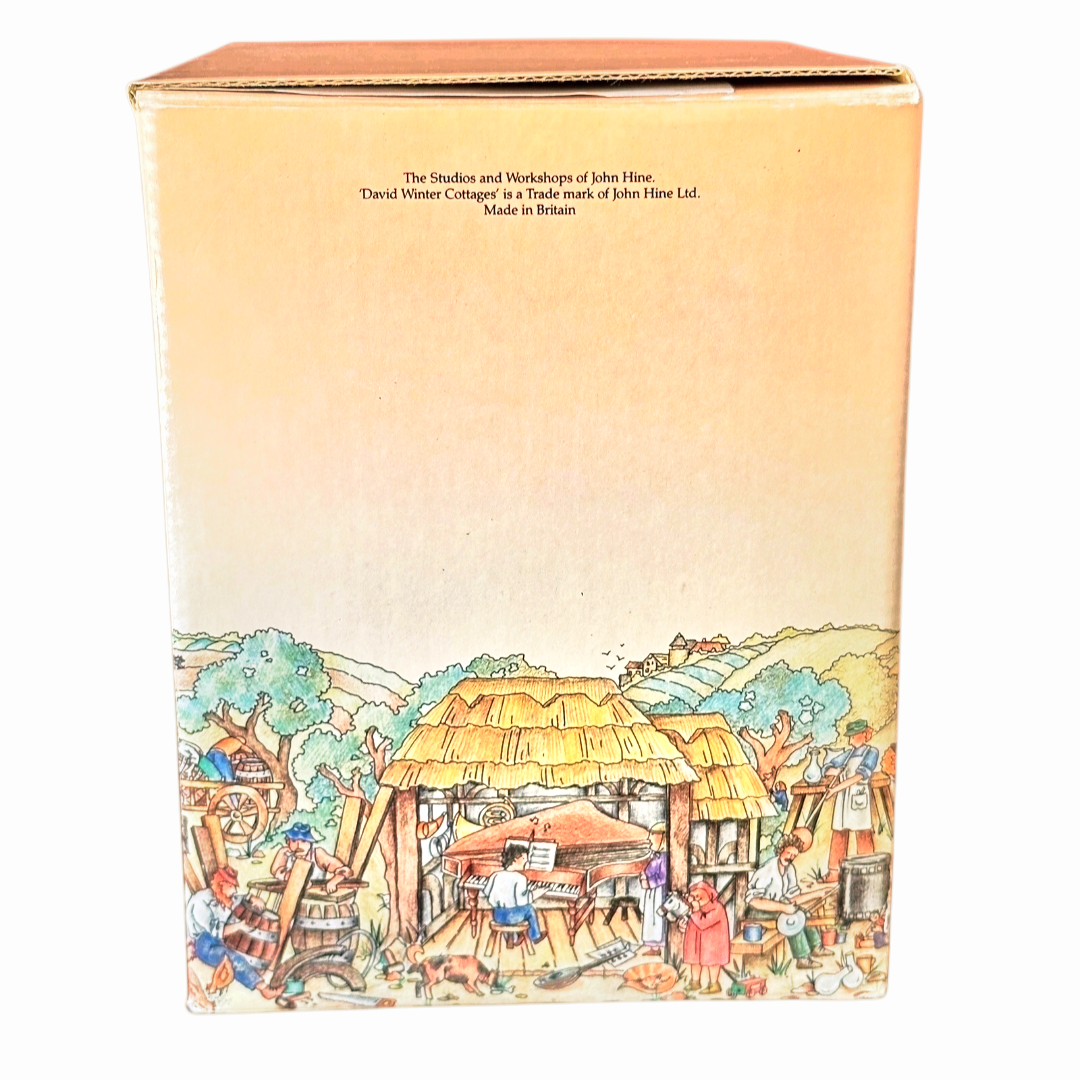 David Winter Cottages "The Chapel" COA w/ Box (1984) Retired - Great Britain