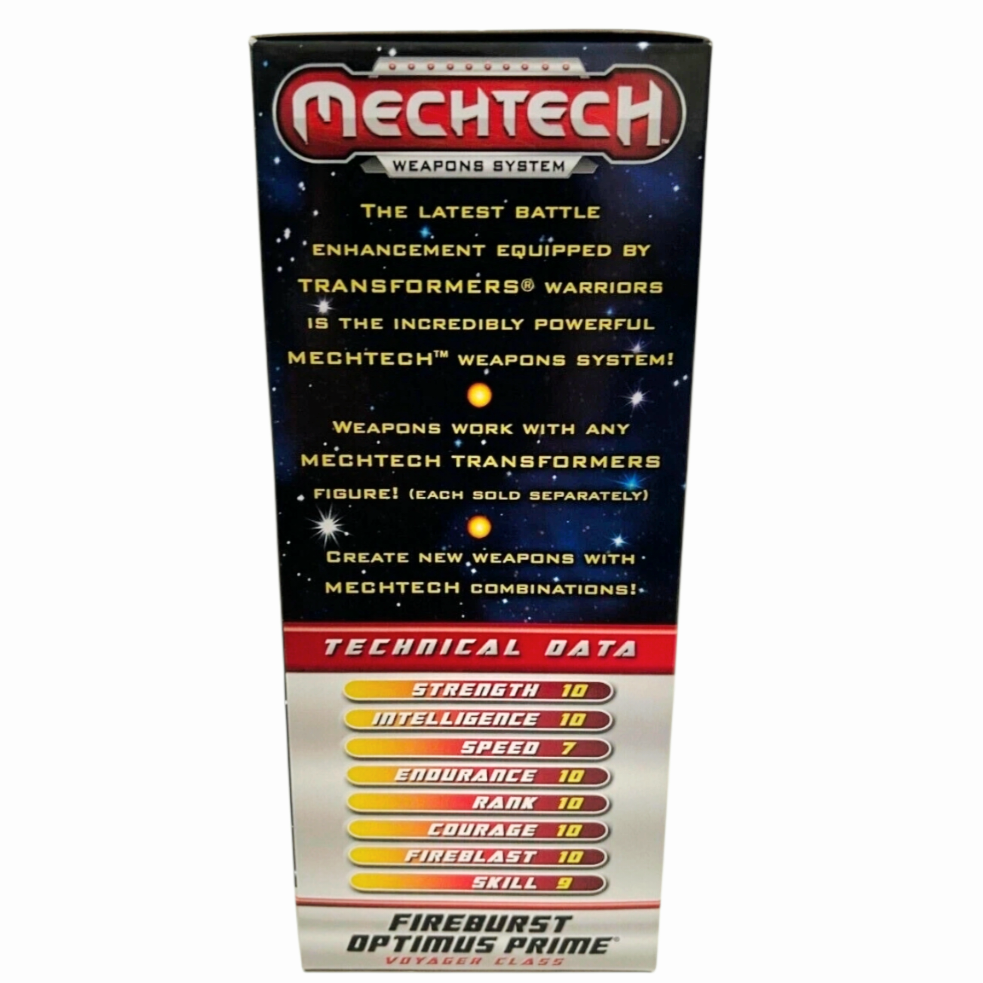 NIB *Transformers: Dark of the Moon MechTech Voyager Class Fireburst Optimus Prime
