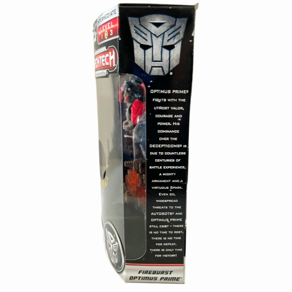 NIB *Transformers: Dark of the Moon MechTech Voyager Class Fireburst Optimus Prime