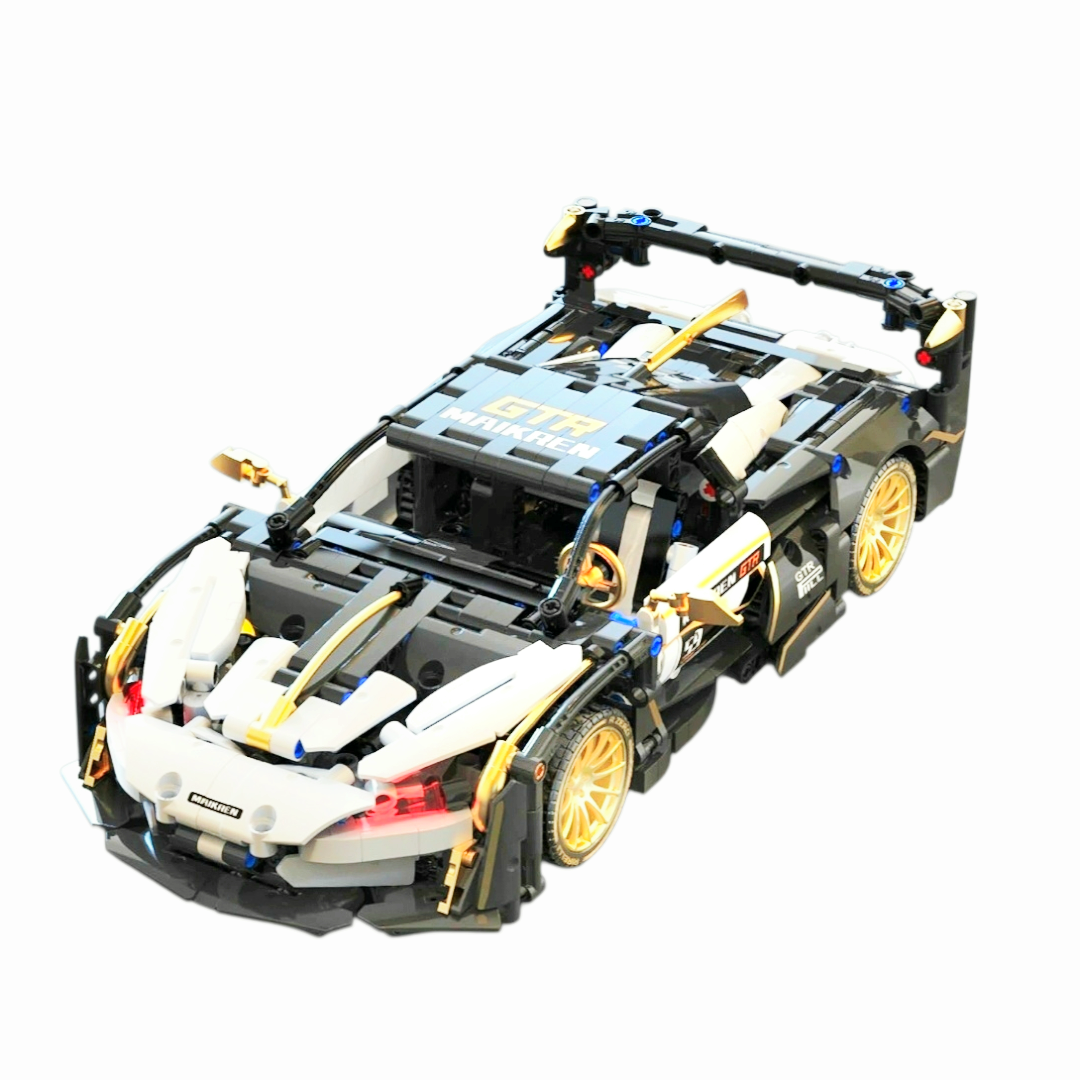 NIB *TUOMU Platinum McLaren GTR RaceCar Building Set Model T1004