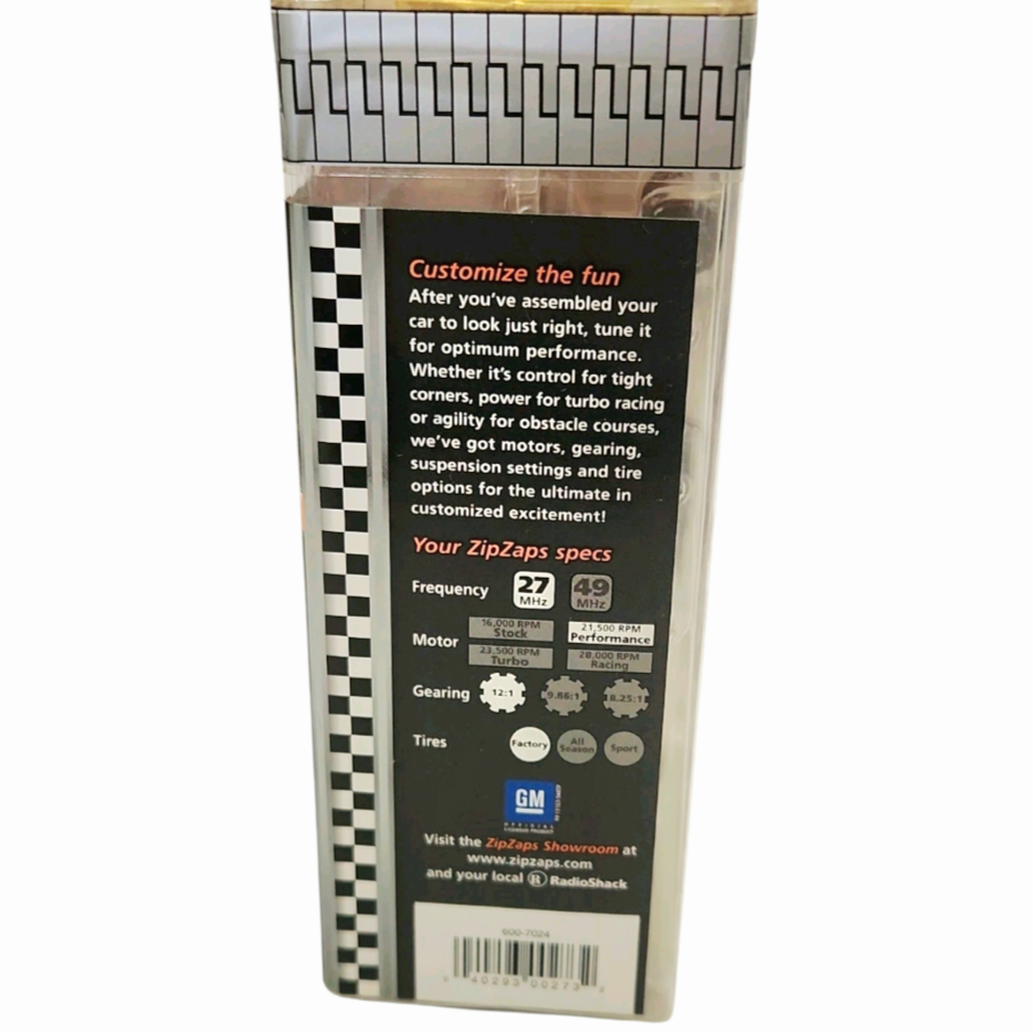 NIB *Zip Zaps Micro RC Pontiac Firebird RARE (2003) Radio Shack B-146 Black Car