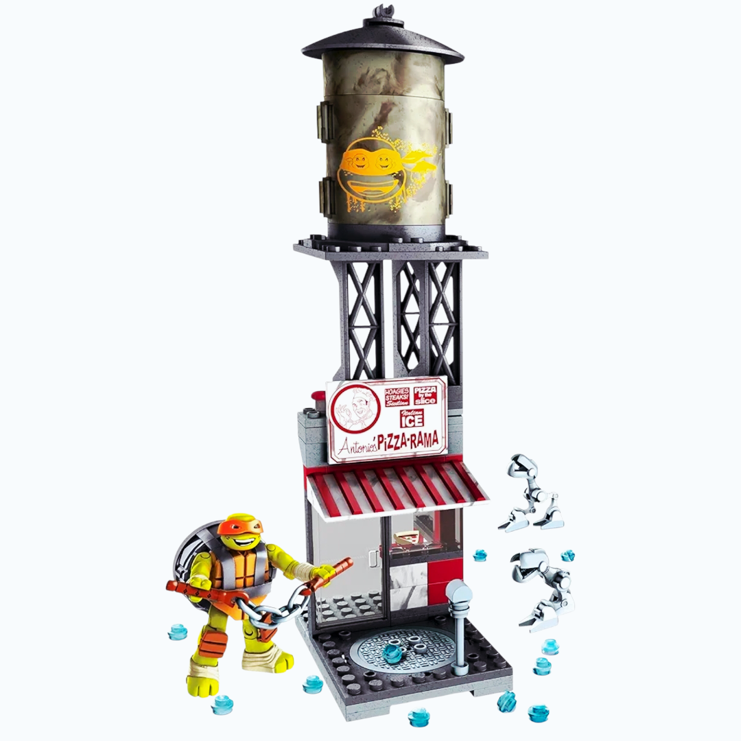 NIP *Mega Bloks Teenage Mutant Ninja Turtles "Mikey Pizzeria Showdown" 129pc