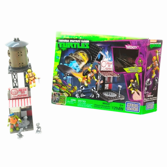 NIP *Mega Bloks Teenage Mutant Ninja Turtles "Mikey Pizzeria Showdown" 129pc