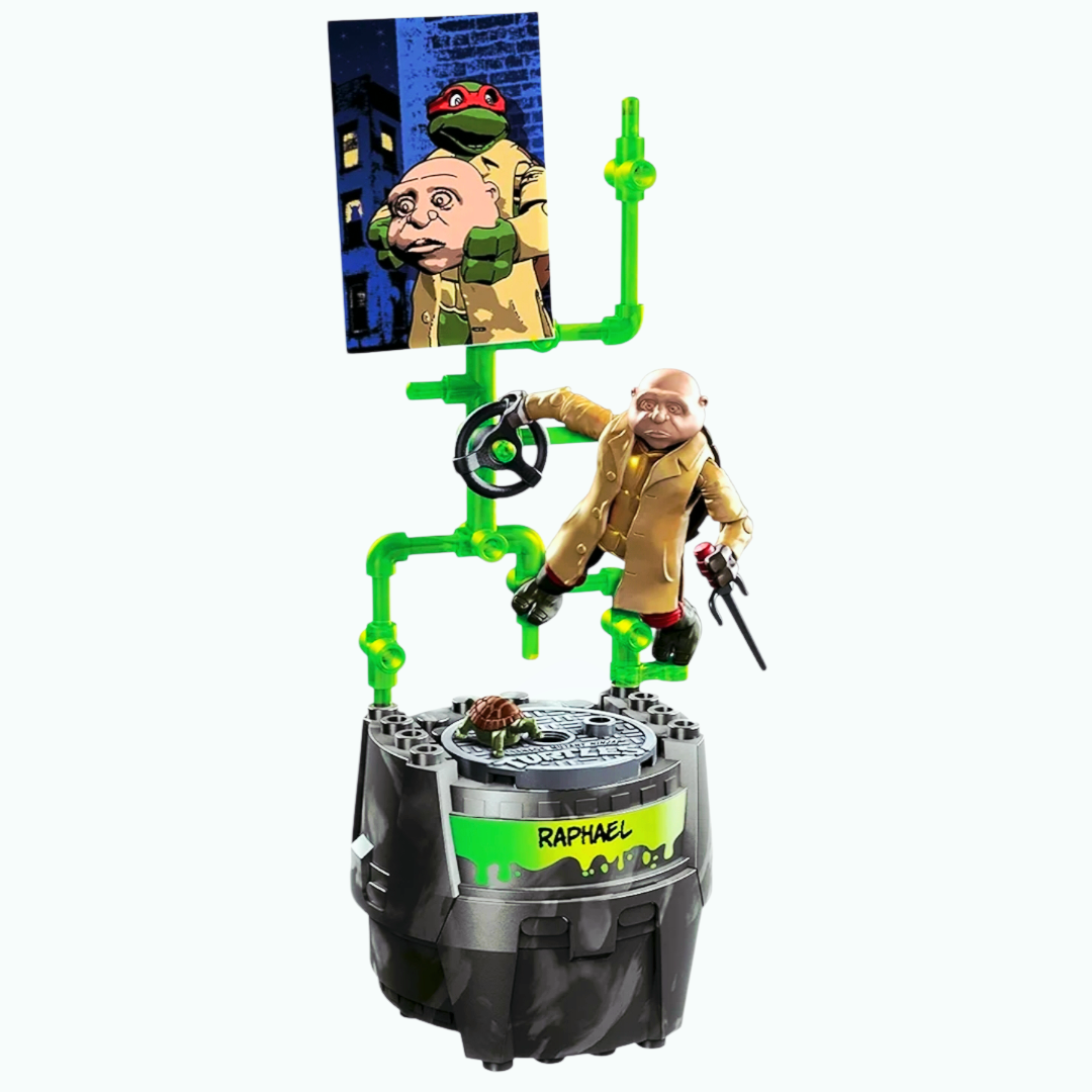 NIP *Mega Construx TMNT Classic Series "Raphael" Mutagen Canister