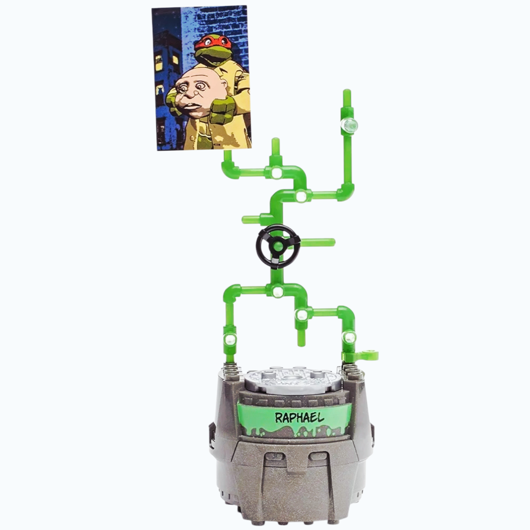 NIP *Mega Construx TMNT Classic Series "Raphael" Mutagen Canister