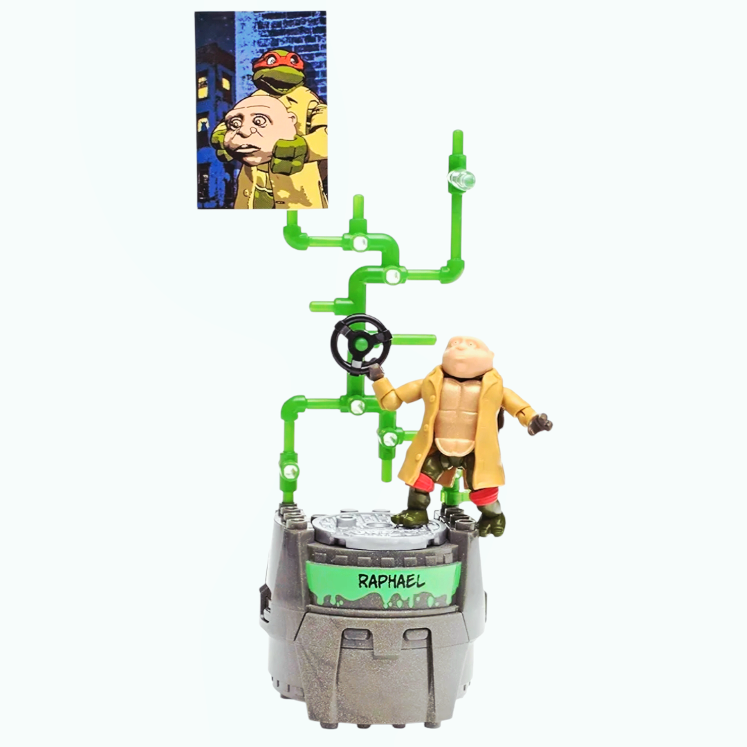NIP *Mega Construx TMNT Classic Series "Raphael" Mutagen Canister
